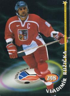 Hokejová kartička, Vladimír Růžička, HC Slavia Praha, 1998