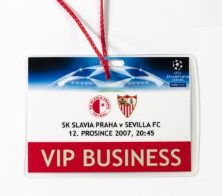 Karta VIP Business UEFA CHL 2007, SK Slavia vs. Sevilla FC
