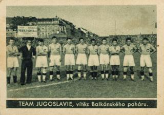 Kartička , Album sportovců, Team Jugoslavie, č. 46