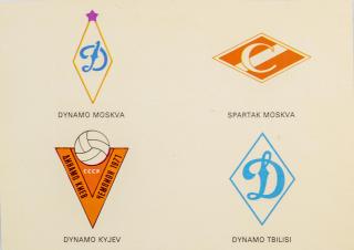 Kartička , Dynamo, Spartak Moskva, Dynamo Kyjev, Tbilisi