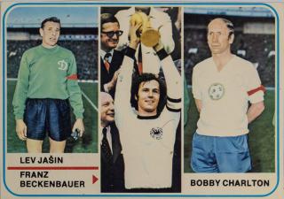 Kartička, Jašin, Beckenbauer, Bobby Charlton