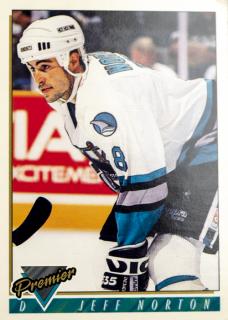 Kartička Jeff Norton, SJS, Premier hockey, 94/95