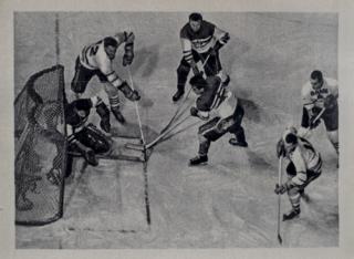 Kartička Olympia, Cortina d'Ampezzo, 1964 , hokej CZE-CAN
