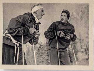 Kartička Olympia, Cortina d'Ampezzo, Rochus Wagner,  1956 , 54
