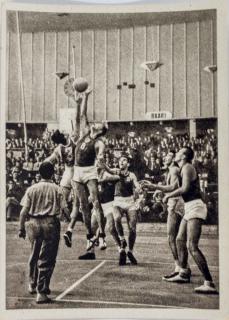 Kartička Olympia, Helsinky, 1952 , Basketballturnier, 72