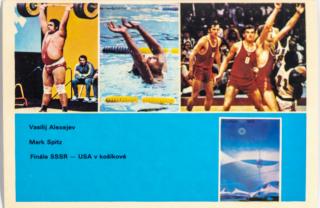 Kartička, Olympijské hry, Mnichov, 1972