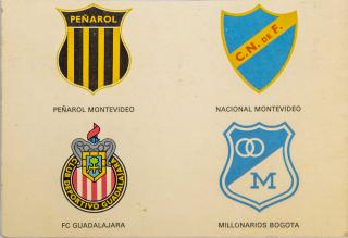 Kartička , Peňarol a Nacional Montevideo, Guadalaraja, Bogota