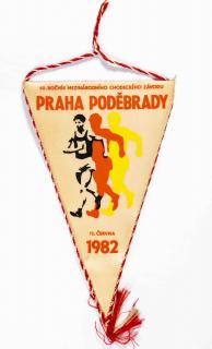 Klubová vlajka, Chodecký závod Praha - Poděbrady, 1982