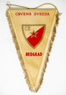 Klubová vlajka Crvena Zvezda Beograd