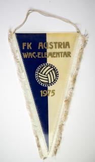 Klubová vlajka FK Austria WAC Elementar, 1975