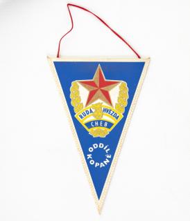 Klubová vlajka  Rudá hvězda Cheb