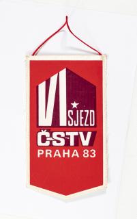 Klubová vlajka sjezd ČSTV, Praha 1983