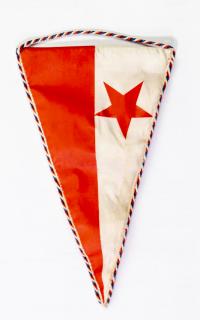 Klubová vlajka SK SLAVIA PRAHA 1893, P