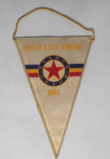 Klubová vlajka SPARTA PRAHA ČKD Mistr ligy 1967 II