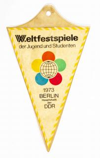 Klubová vlajka, Weltfestspiele, DDR, Berlin, 1973