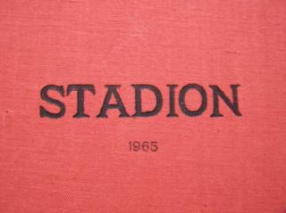 Kompletní svázaný časopis Stadion rok 1965 v tvrdé plátěnné vazb
