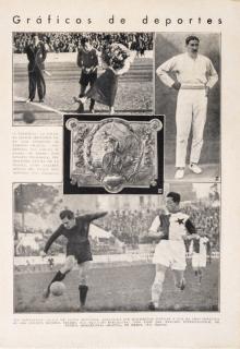 List z Gráficos de deporties, Slavia v. Barcelona, 1934