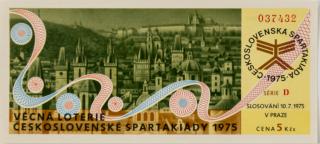Los - Věcná loterie Československé spartakiády, D,1975 III