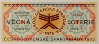 Los - Věcná loterie Československé spartakiády, G,1975 II
