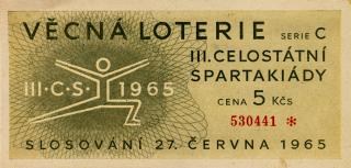 Los - Věcná loterie III. Československé spartakiády, 1965 I