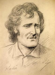 M. Niederle  - kresba Jan Kodeš