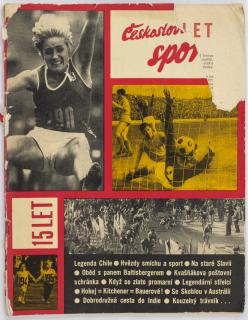Magazín Československý sport, 15 let, 1967