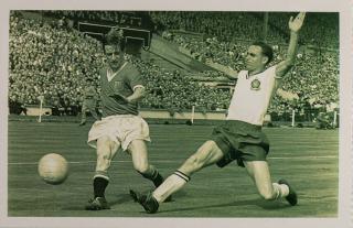 Nostalgia postcard, FA cup Final, 1958