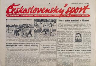 Noviny Československý sport, 101/1955
