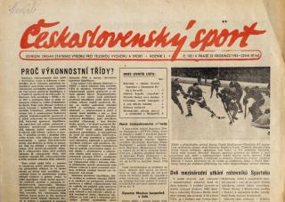 Noviny Československý sport, 102/1953