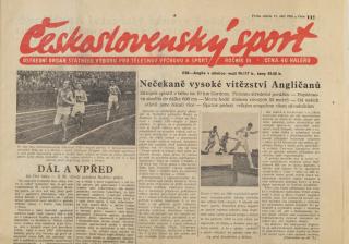 Noviny Československý sport, 112/1955