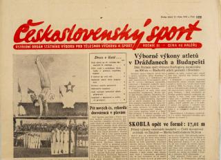 Noviny Československý sport, 122/1955