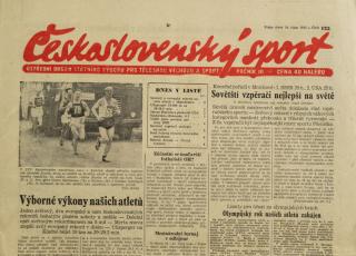 Noviny Československý sport, 125/1955