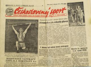 Noviny Československý sport, 134/1955