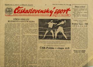 Noviny Československý sport, 140/1955