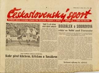 Noviny Československý sport, 41/1955