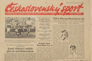 Noviny Československý sport, 86/1955