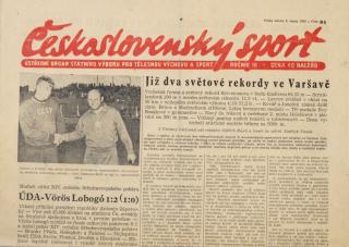 Noviny Československý sport, 94/1955