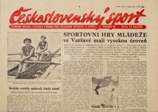 Noviny Československý sport, 95/1955