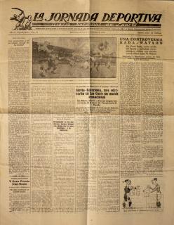 Noviny La Jornada Deportiva, Slavia v. Barcelona, 1923