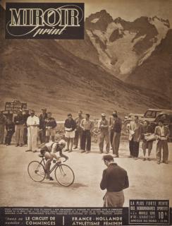 Noviny Le Miroir print, 1947, Tour de France