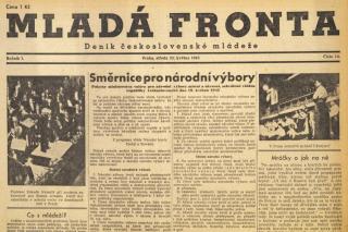 Noviny Mladá fronta, č. 14/1945