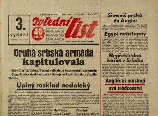 Noviny, Polední list, III. vydání, 106/1941