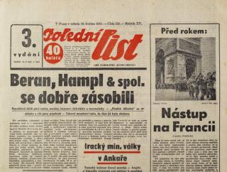 Noviny, Polední list, III. vydání, 128/1941