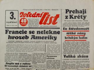 Noviny, Polední list, III. vydání, 140/1941
