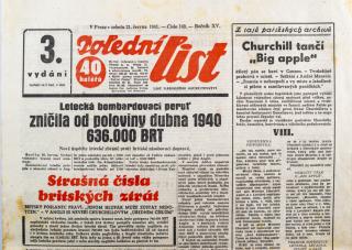 Noviny, Polední list, III. vydání, 169/1941