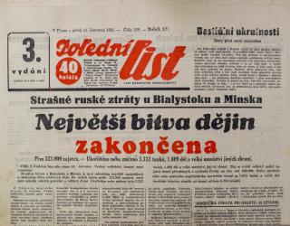 Noviny, Polední list, III. vydání, 189/1941