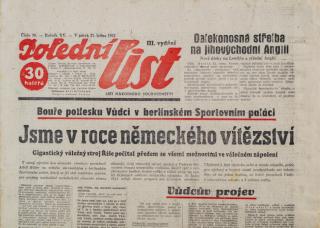 Noviny, Polední list, III. vydání, 30/1941