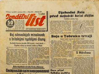 Noviny, Polední list, III. vydání, 339/1941