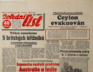 Noviny, Polední list, III. vydání, 71/1942