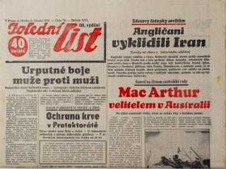 Noviny, Polední list, III. vydání, 76/1942